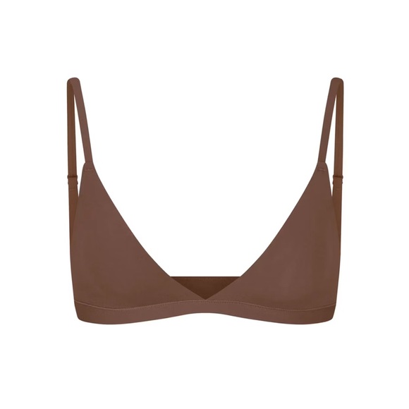 SKIMS Fits Everybody Triangle Bralette Jasper - Picture 4 of 9